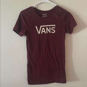 Vans Burgundy Short Sleeve Tee